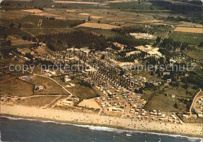 Vias Fliegeraufnahme Camping Californie Plag