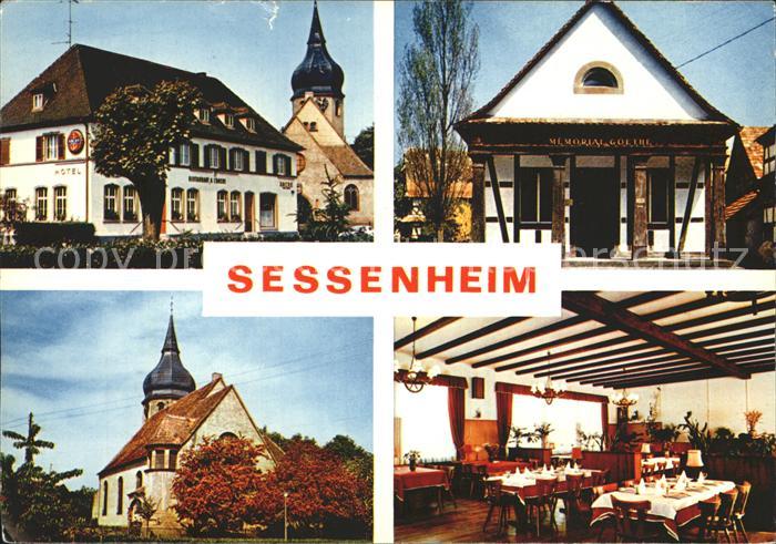 Sessenheim Kirche Hotel Restaurant A L'Ancre