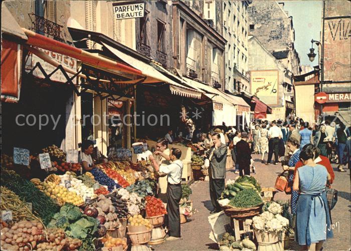 Paris La rue Mouffelard