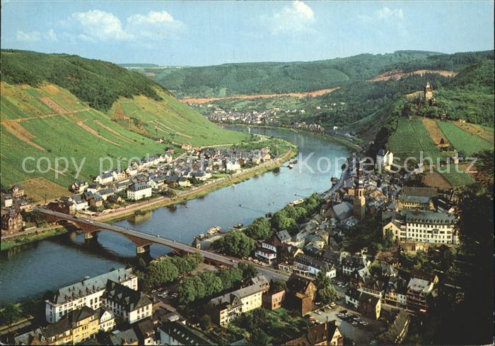 Cochem Mosel Blick vom Pinnerkreuz