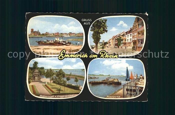 Emmerich Rhein Rheinpartie Rheinanlagen Faehre