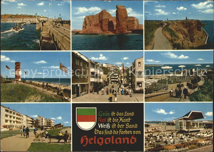 HELGOLAND Insel Schleswig-Holstein Strand Leuchtturm