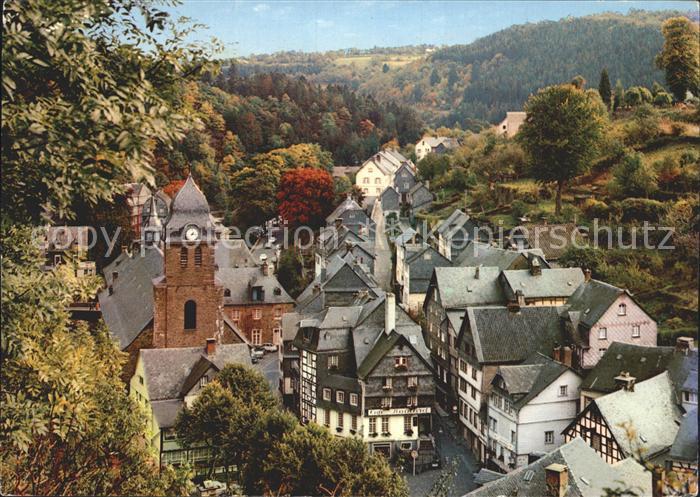 Monschau Montjoie NRW Stadtansicht