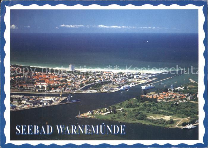Warnemuende Ostseebad Fliegeraufnahme