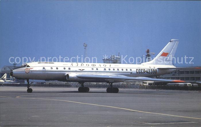 Flugzeuge Zivil Tupolev 104A CCCP-42398 c/n 9350903 Aeroflot