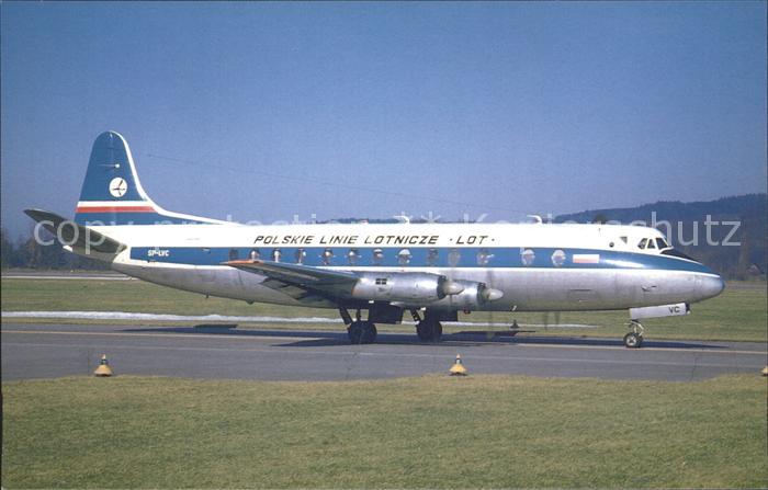 Flugzeuge Zivil Vickers Viscount 804 SP-LVC c/n 248 LOT Polskie Linie Lotnicze