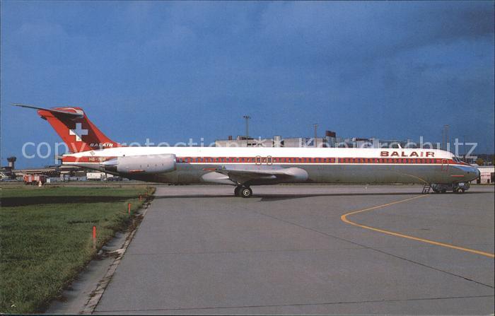 Flugzeuge Zivil Mc Donnell Douglas MD-82 HB-INW c/n 49569/1405 Balair