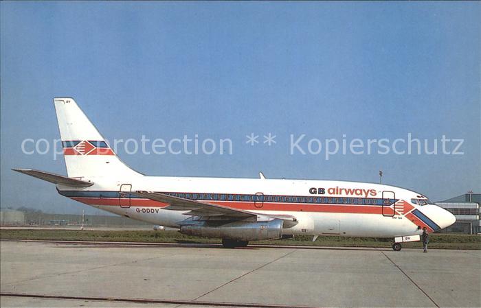 Flugzeuge Zivil s3Boeing B.737-2S3 G-DDDV c/n 22633 GB Airways