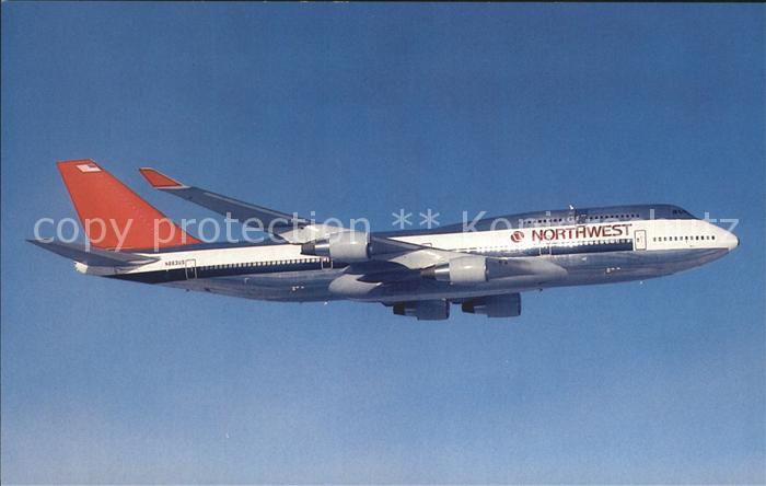 Flugzeuge Zivil Northwest Airlines Boeing 747-451 N663NW C/N23818