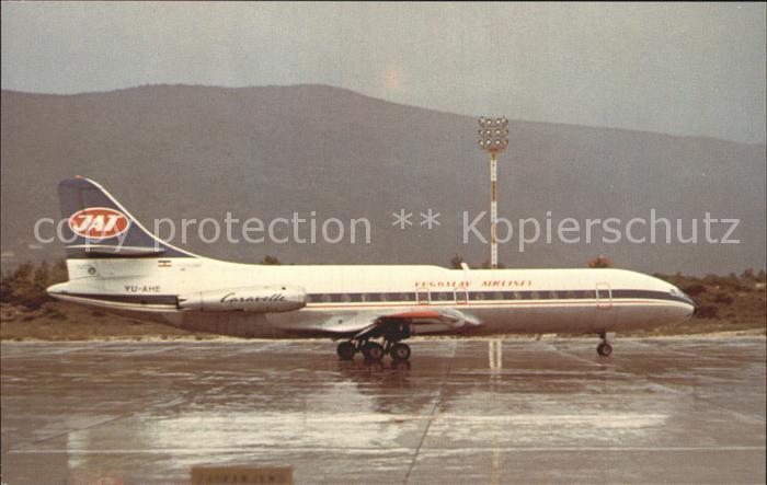 Flugzeuge Zivil JAT-Yugoslav Airlines Sud Aviation Caravelle 6N c/n 194 YU-AHE