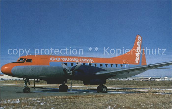 Flugzeuge Zivil Aspen Airways Convair CV-440 GO Orange Crush
