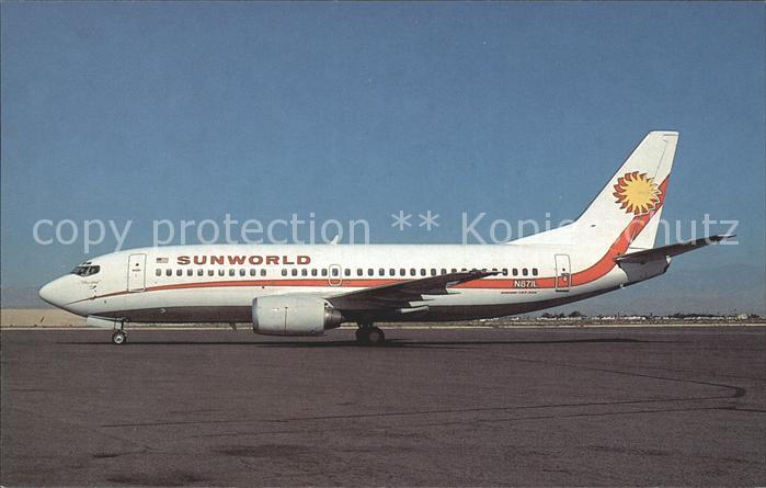 Flugzeuge Zivil Sunworld Boeing 737-3Q8 N841L S/N 23255