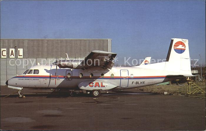 Flugzeuge Zivil Aerospatiale Nord 262A F-BLHX c/n 20 CAL Compagnie Aerienne Lang