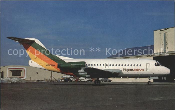 Flugzeuge Zivil Pilgrim Airlines Fokker F28-3000 N163PM S/N 11163
