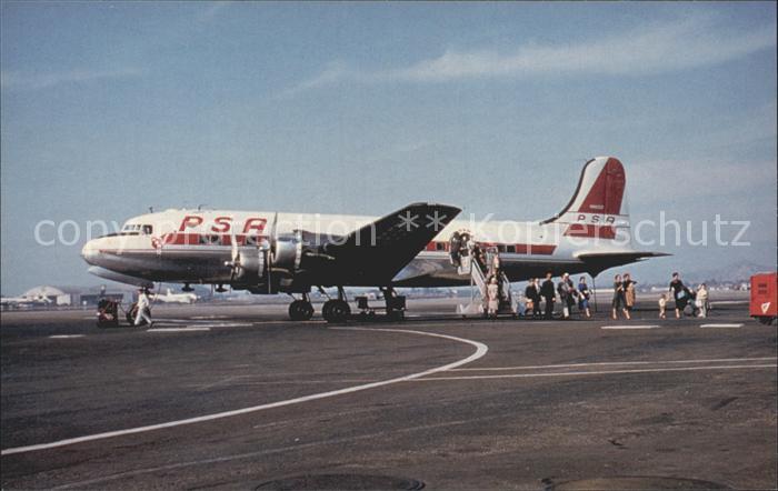 Flugzeuge Zivil Pacific Southwest Airlines DC-4 PSA