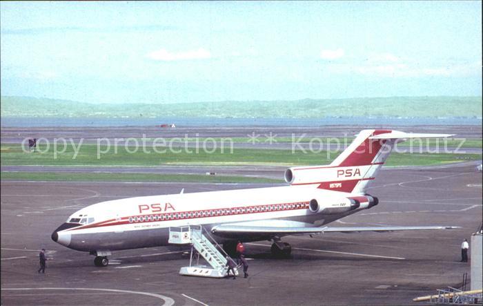 Flugzeuge Zivil Pacific Southwest Airlines Boeing 727 N