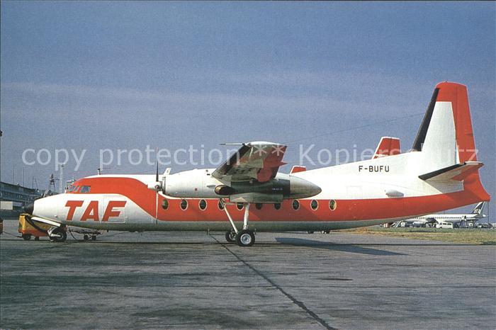 Flugzeuge Zivil T-A-F Taxi Avia France F. 27-200 F. Bufu C/N 10228