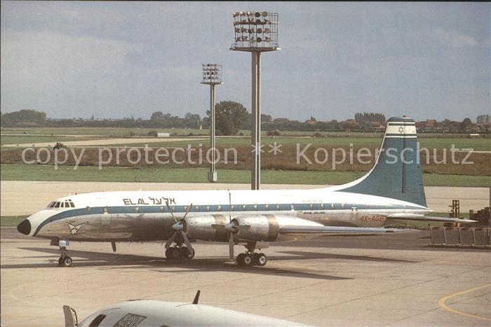 Flugzeuge Zivil El AL 4X-AGB B. 175 Britannia 313 C/N 13233