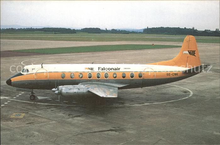 Flugzeuge Zivil Falconair SE-CNK Vickers 784 Viscount C/N 300