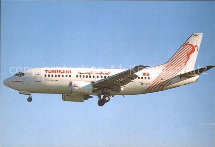 Flugzeuge Zivil Tunisair Boeing 737-5H3 TS-IHO