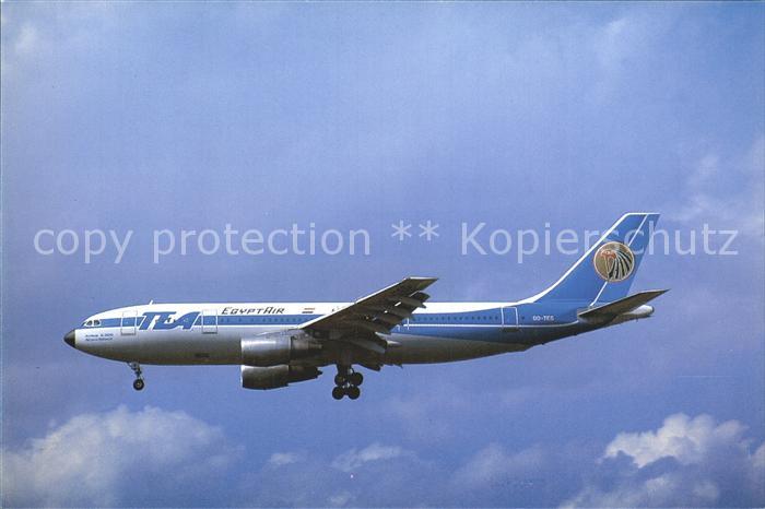 Flugzeuge Zivil Egyptair TEA Airbus A 300 B4 OO-TEG C/N 17