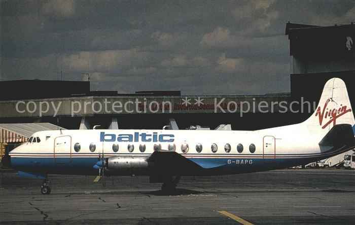 Flugzeuge Zivil Baltic Virgin Vickers Viscount 814 G-Bapg