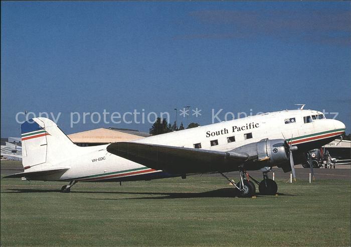 Flugzeuge Zivil South Pacific Douglas DC-3 VH-EDC c/n 12874