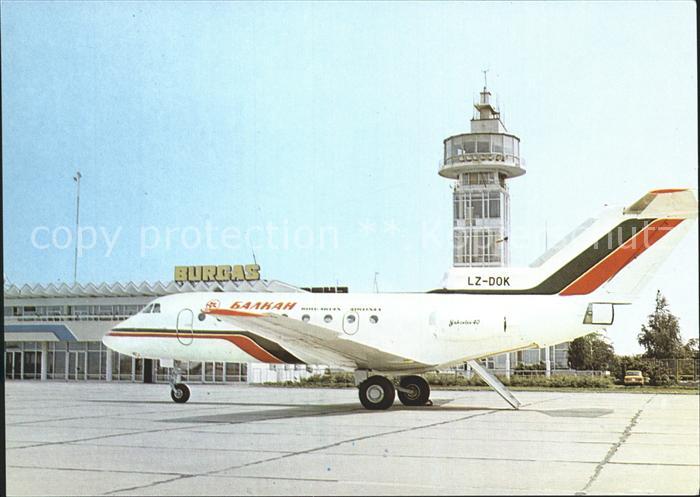 Flugzeuge Zivil Balkan Yakovlev-40 LZ-DOK