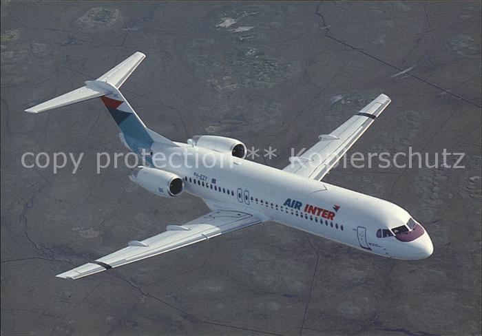Flugzeuge Zivil Air Inter Fokker 100 c/n 11487 PH-EZY