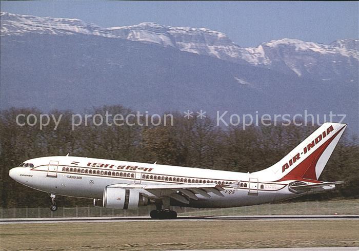 Flugzeuge Zivil Air-India Airbus A310-304 VT-EQS c/n 538