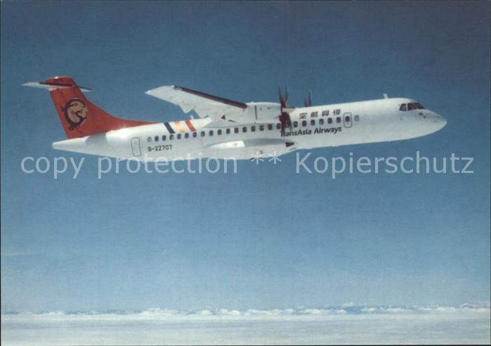 Flugzeuge Zivil TransAsia Airways B-22707 ATR-72