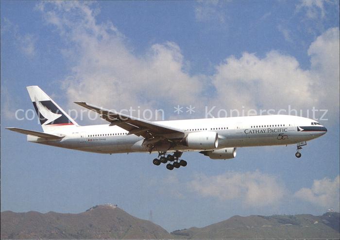 Flugzeuge Zivil Cathay Pacific B777-267 VR-HNC c/n 27263