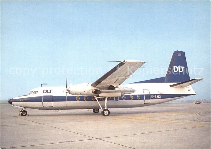 Flugzeuge Zivil DLT Fokker F27 D-BAKI