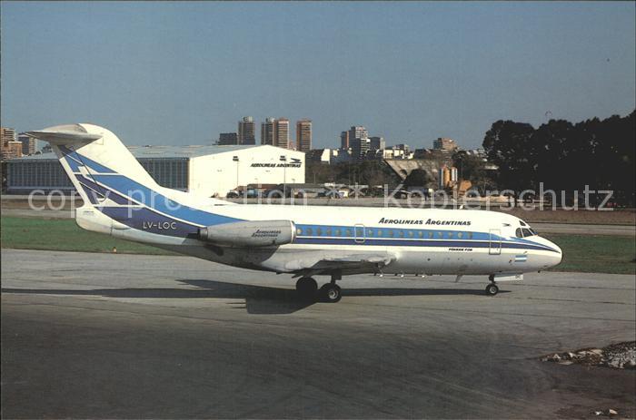 Flugzeuge Zivil Aerolineas Argentinas VFW-Fokker F28-1081 LV-LOC