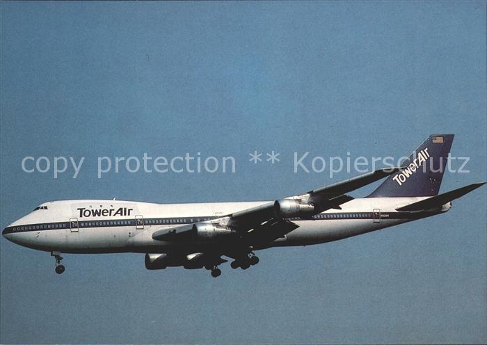 Flugzeuge Zivil Tower Air Boeing 747-127