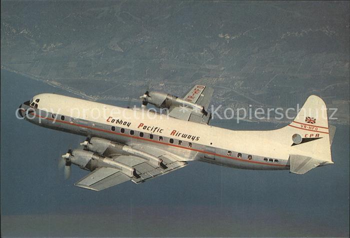 Flugzeuge Zivil Cathay Pacific Airways Lockheed L188 Electra VR-HFO c/n 1004