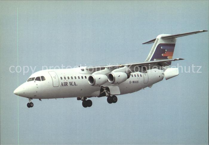 Flugzeuge Zivil Air W.A. BAe 146-200 G-WAUS cn E2008