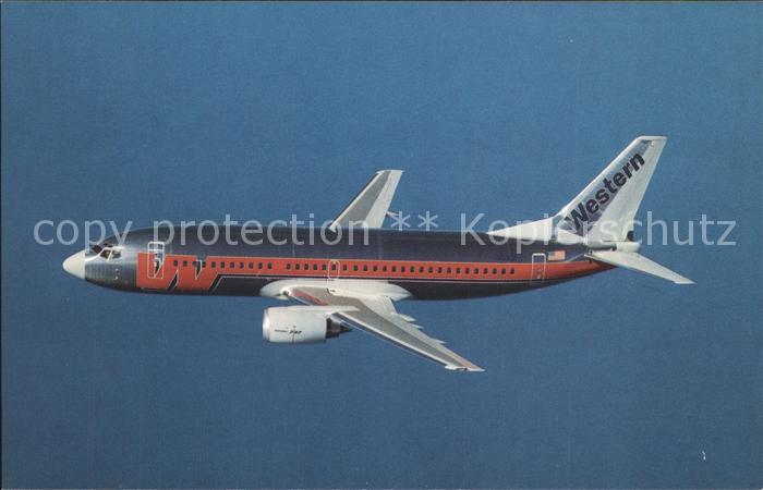 Flugzeuge Zivil Western Airlines Boeing 737-347