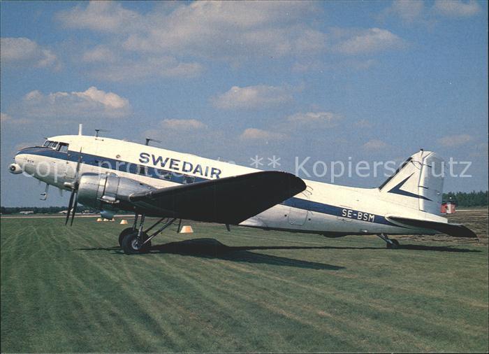 Flugzeuge Zivil Swedair DC-3 SE-BSM