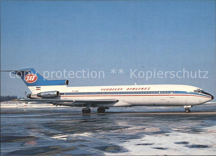Flugzeuge Zivil Yugoslav Airlines JAT Boeing 727-2H9 Advanced YU-AKI