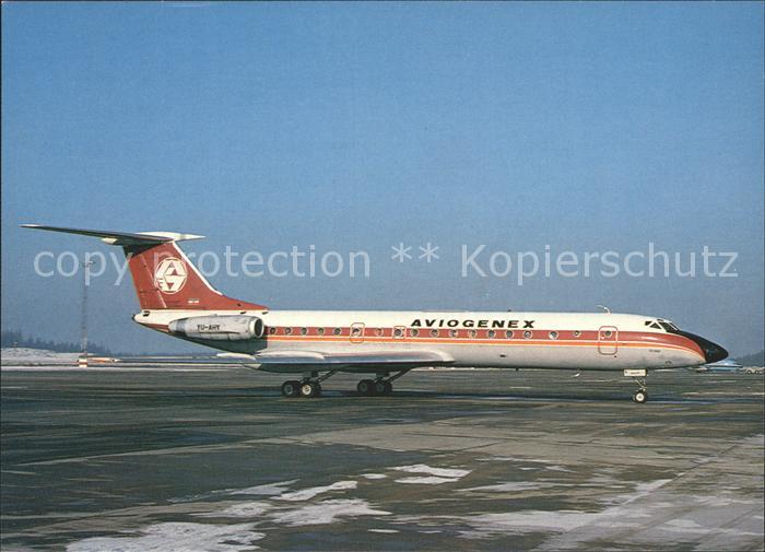 Flugzeuge Zivil Aviogenex Tupolev 134 A YU-AHY