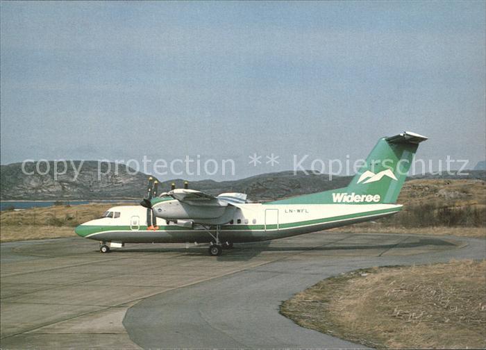 Flugzeuge Zivil Wideroes Flyveselskap A/S Norway Havilland Dash-7-102 LN-WFL