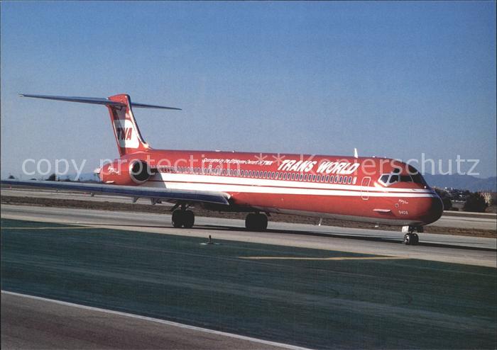 Flugzeuge Zivil Trans World Airlines TWA McDonnell MD-83 N9408
