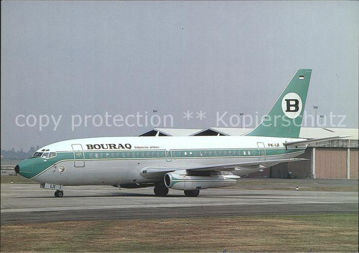 Flugzeuge Zivil Bouraq Indonesia Airlines Boeing 737-230 PK-IJI c/n 22135/734