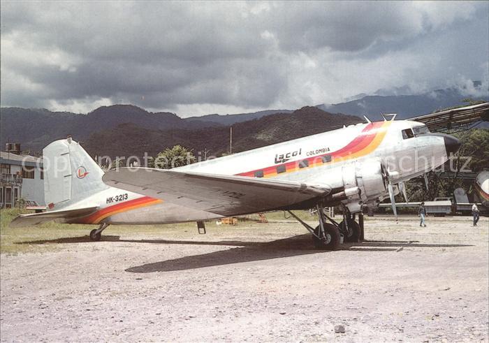 Flugzeuge Zivil Lacol Colombia McDDouglas DC-3C HK-3213 c/n 25659