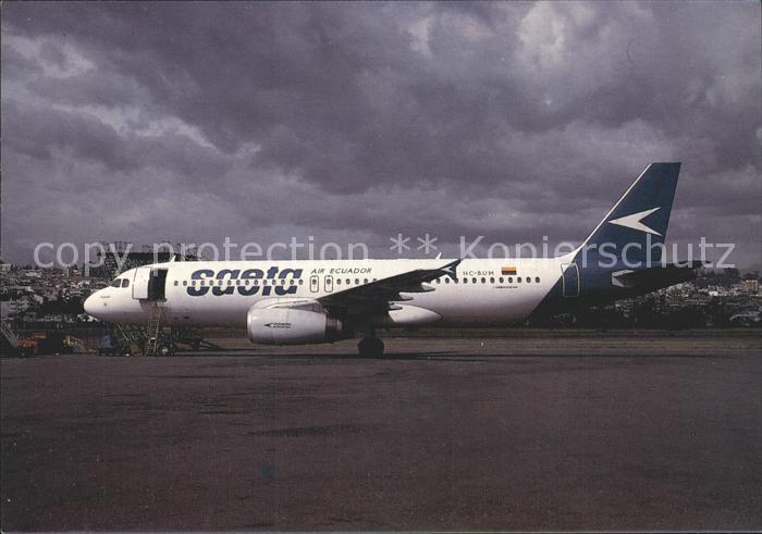 Flugzeuge Zivil SAETA Air Ecuador Airbus A-320 HC-BUM