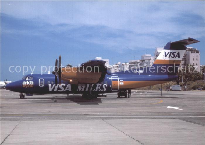 Flugzeuge Zivil Arkia Havilland DHC-7-103 Dash 7 Haifa 4X-AHI c/n 008
