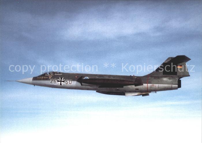 Flugzeuge Militaria Luftwaffe F-104G 26+60 EST-61