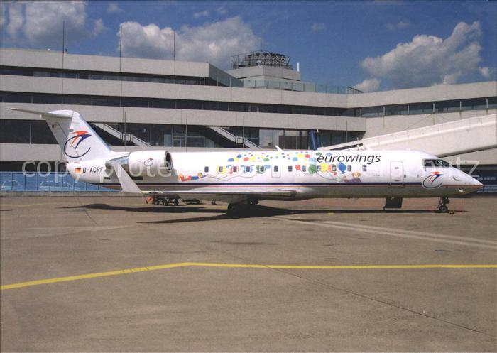Flugzeuge Zivil Eurowings Canadair CRJ100 D-ACRF Cn 7619