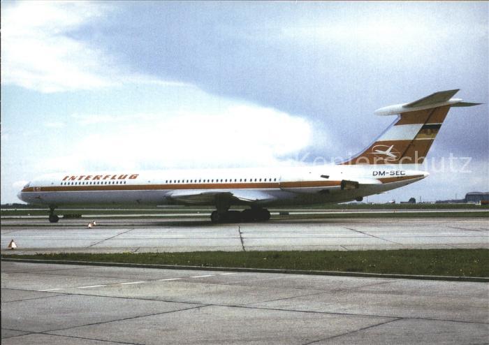 Flugzeuge Zivil Interflug Ilyshin IL-62 DM-SEC Cn 10903